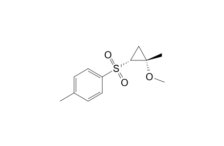 trans-1-Methoxy-1-methyl-2-tosylcyclopropane