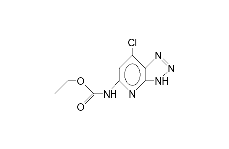 7-Chloro-triazolo(4,5-D)pyridine-5-ethylcarbamate