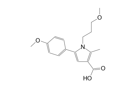 1H-pyrrole-3-carboxylic acid, 5-(4-methoxyphenyl)-1-(3-methoxypropyl)-2-methyl-