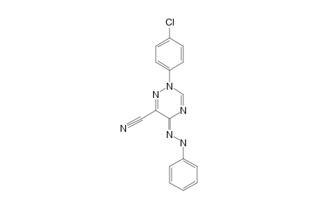 2-PARA-CHLOROPHENYL-5-PHENYL-HYDRAZONO-2,5-DIHYDRO-1,2,4-TRIAZINE-6-CARBONITRILE