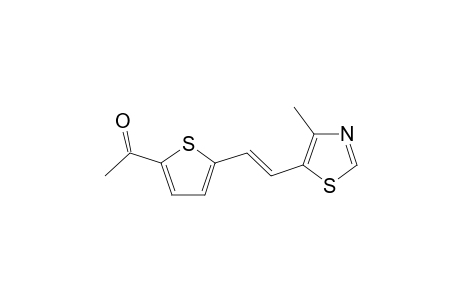 (E,Z)-2-Acetyl-5-[.beta.-(4'-methyl-5'-thiazolyl)vinyl]thiophene