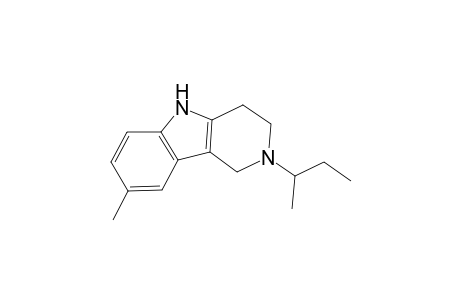 2-Sec-butyl-8-methyl-2,3,4,5-tetrahydro-1H-pyrido[4,3-b]indole
