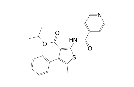 isopropyl 2-(isonicotinoylamino)-5-methyl-4-phenyl-3-thiophenecarboxylate