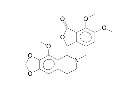 1(3H)-Isobenzofuranone, 6,7-dimethoxy-3-(5,6,7,8-tetrahydro-4-methoxy-6-methyl-1,3-dioxolo[4,5-g]isoquinolin-5-yl)-, [S-(R*,S*)]-