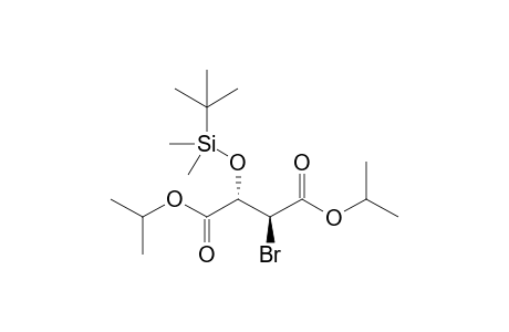 (2S,3S)-2-bromo-3-[tert-butyl(dimethyl)silyl]oxy-succinic acid diisopropyl ester