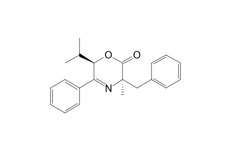(3S,6R)/(3R,6S)-3-Benzyl-6-isopropyl-3-methyl-5-phenyl-3,6-dihydro-2H-1,4-oxazin-2-one