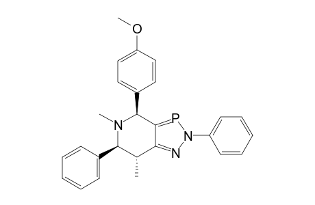 5,7-DIMETHYL-4-(4-METHOXYPHENYL)-2,6-DIPHENYL-4,5,6,7-TETRAHYDRO-2H-1,2,5-TRIAZA-3-PHOSPHAINDENE