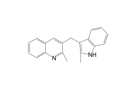 2-Methyl-3-((2-methyl-1H-indol-3-yl)methyl)quinoline