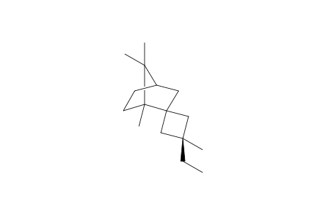 3'-Ethyl-1,3',7,7-tetramethylspiro[bicyclo[2.2.1]heptane-2,1'-cyclobutane]