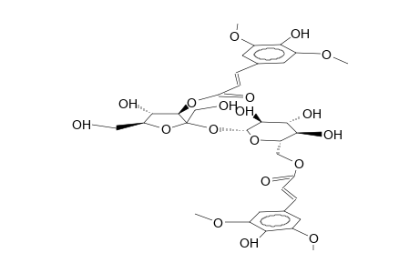 B-D(3-O-SINAPOYL)FRUCTOFURANOSYL-A-D-(6-O-SINAPOYL)GLUCOPYRANOSIDE