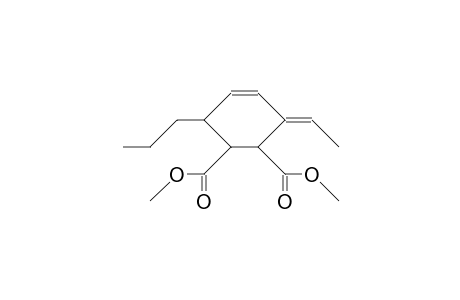 1b,2a-Bis(methoxycarbonyl)-3b-propyl-6(Z)-ethylidene-4-cyclohexene
