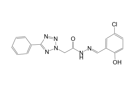 2H-tetrazole-2-acetic acid, 5-phenyl-, 2-[(E)-(5-chloro-2-hydroxyphenyl)methylidene]hydrazide