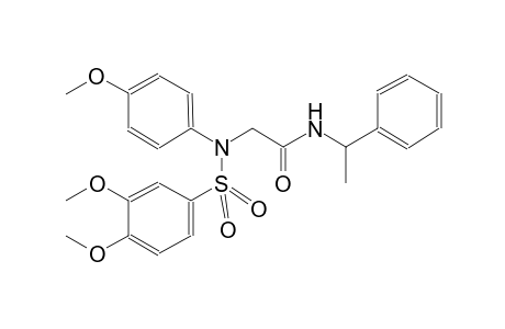 acetamide, 2-[[(3,4-dimethoxyphenyl)sulfonyl](4-methoxyphenyl)amino]-N-(1-phenylethyl)-