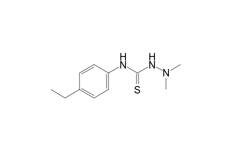 1,1-dimethyl-4-(p-ethylphenyl)-3-thiosemicarbazide