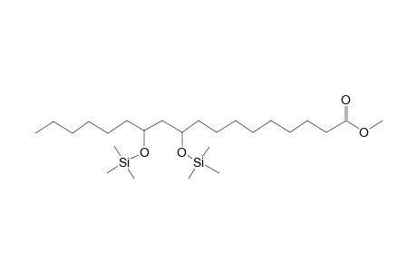 Octadecanoic acid, 10,12-bis[(trimethylsilyl)oxy]-, methyl ester