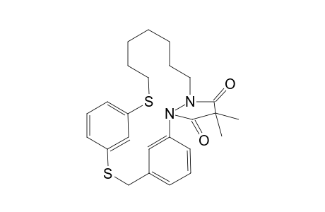 17,18-(dimethylmalonyl)-2,9-dithia-17,18-diaza[10.2]metacyclophene