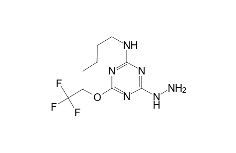 N-Butyl-4-hydrazino-6-(2,2,2-trifluoroethoxy)-1,3,5-triazin-2-amine