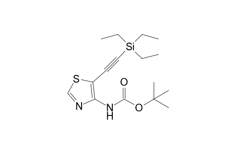 tert-Butyl N-{5-[(Triethylsilyl)ethynyl]-1,3-thiazol-4-yl}carbamate