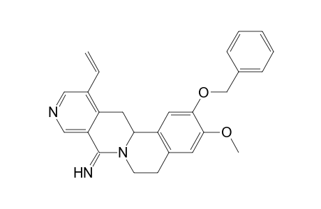 8H-Isoquino[2,1-b][2,7]naphthyridin-8-imine, 12-ethenyl-5,6,13,13a-tetrahydro-3-methoxy-2-(phenylmethoxy)-, (.+-.)-