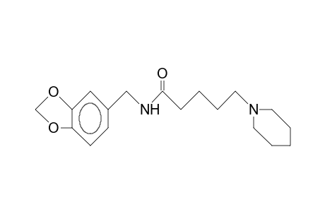 N-(3,4-Methylenedioxy-benzyl)-5-piperidino-pentanamide