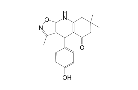 isoxazolo[5,4-b]quinolin-5(6H)-one, 4,7,8,9-tetrahydro-4-(4-hydroxyphenyl)-3,7,7-trimethyl-