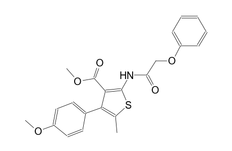 methyl 4-(4-methoxyphenyl)-5-methyl-2-[(phenoxyacetyl)amino]-3-thiophenecarboxylate