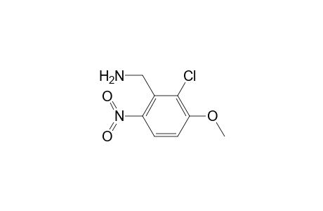 Benzenemethanamine, 2-chloro-3-methoxy-6-nitro-