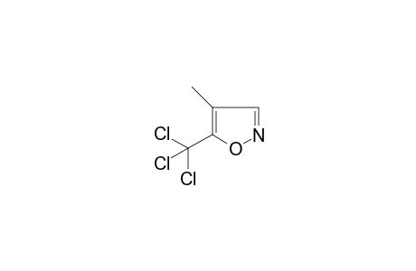 4-methyl-5-(trichloromethyl)-1,2-oxazole