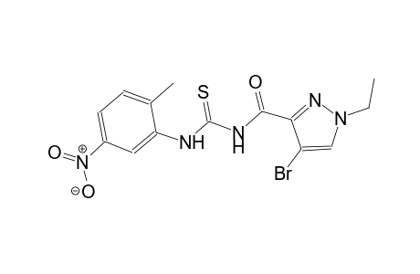 N-[(4-bromo-1-ethyl-1H-pyrazol-3-yl)carbonyl]-N'-(2-methyl-5-nitrophenyl)thiourea