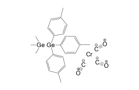 Chromium trimethyl(tris-p-tolylgermyl)germane tricarbonyl