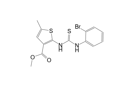 methyl 2-{[(2-bromoanilino)carbothioyl]amino}-5-methyl-3-thiophenecarboxylate
