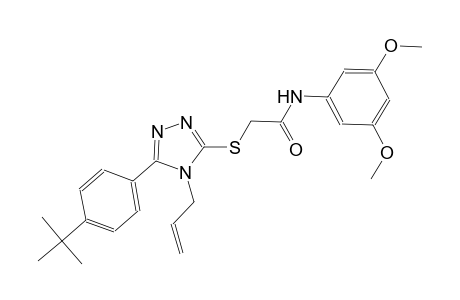 2-{[4-allyl-5-(4-tert-butylphenyl)-4H-1,2,4-triazol-3-yl]sulfanyl}-N-(3,5-dimethoxyphenyl)acetamide