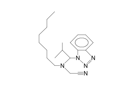 N-(1-Benzotriazolyl-2-methyl-propyl)-N-octyl-amino-acetonitrile