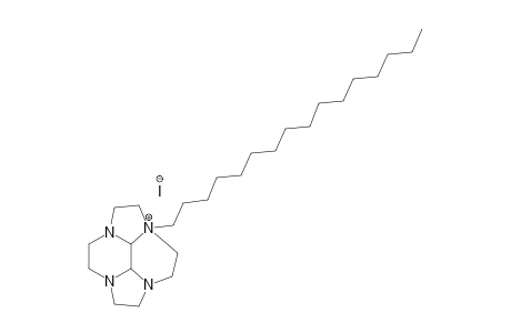 (1RS,13SR,14RS)-1-HEXADECYL-4,7,10-TRIAZA-1-AZONIATETRACYCLO-[5.5.2.0.(4,14)0.(10,13)]-TETRADECANE-IODIDE