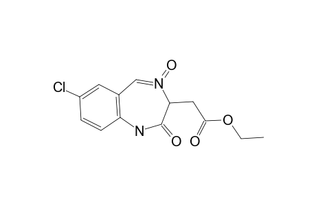 7-CHLORO-3-ETHOXYCARBONYLMETHYL-2,3-DIHYDRO-1H-1,4-BENZODIAZEPIN-2-ONE-N-OXIDE