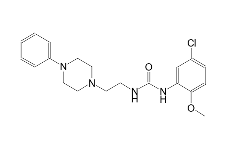 urea, N-(5-chloro-2-methoxyphenyl)-N'-[2-(4-phenyl-1-piperazinyl)ethyl]-