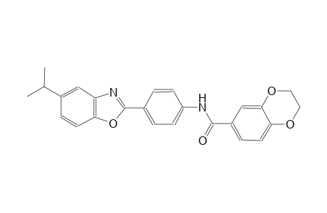 N-[4-(5-isopropyl-1,3-benzoxazol-2-yl)phenyl]-2,3-dihydro-1,4-benzodioxin-6-carboxamide