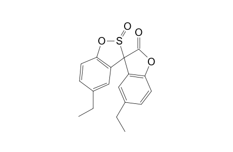 5,5'-diethyl-2-oxo-spiro[1,2.lambda.4-benzoxathiole-3,3'-benzofuran]-2'-one