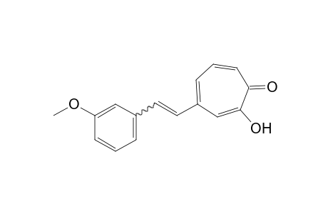 2-hydroxy-4-(m-methoxystyryl)-2,4,6-cycloheptatrien-1-one