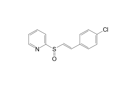 (E)-2-(4-chlorostyrylsulfinyl)pyridine
