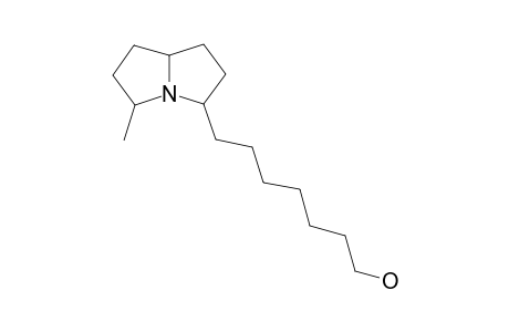 3-(7'-Hydroxyhept-1'-yl)-5-methyl-pyrrolizidine