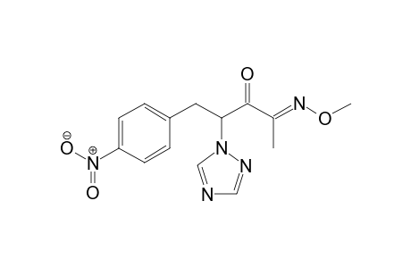5-(4-Nitro-phenyl)-4-(1,2,4-triazolyl)-2,3-pentadione 2-methyloxime