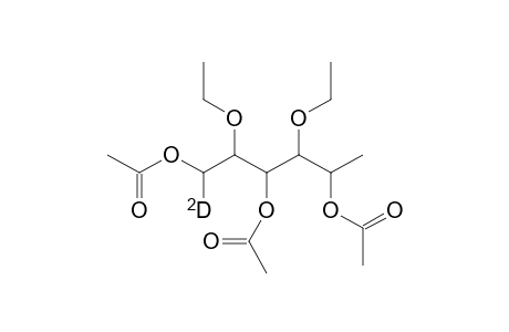 2,4-Di-0-Ethyl-6-deoxyhexitol 1,3,5-triacetate (1-D)
