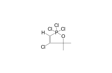 2,2,2,4-TETRACHLORO-5,5-DIMETHYL-1,2-OXAPHOSPHOL-3-ENE