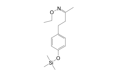 Raspberry ketone ethoxime, mono-TMS, isomer 1