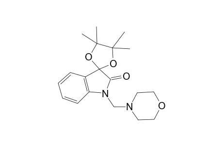 Indol-2(3H)-one, 1-(4-morpholylmethyl)-3,2'-spiro(4,4,5,5-tetramethyl-1,3-dioxolane)-