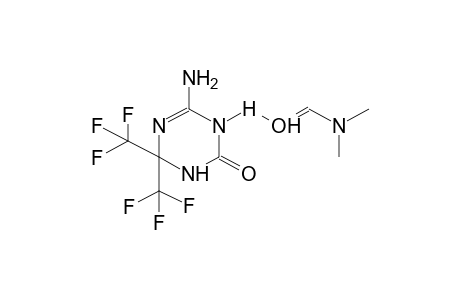 4-AMINO-6,6-BIS(TRIFLUOROMETHYL)-1,3-DIHYDRO-S-TRIAZIN-2-ONEDIMETHYLFORMAMIDE ADDUCT