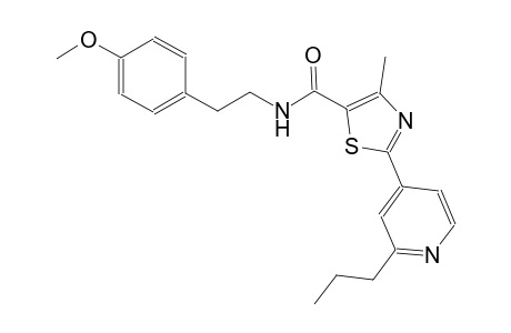 5-thiazolecarboxamide, N-[2-(4-methoxyphenyl)ethyl]-4-methyl-2-(2-propyl-4-pyridinyl)-