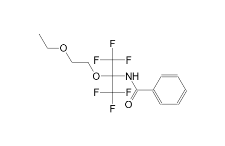 N-[2-(2-ethoxyethoxy)-1,1,1,3,3,3-hexafluoropropan-2-yl]benzamide