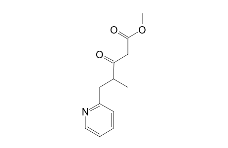 METHYL-4-METHYL-3-OXO-5-(2-PYRIDYL)-PENTANOATE